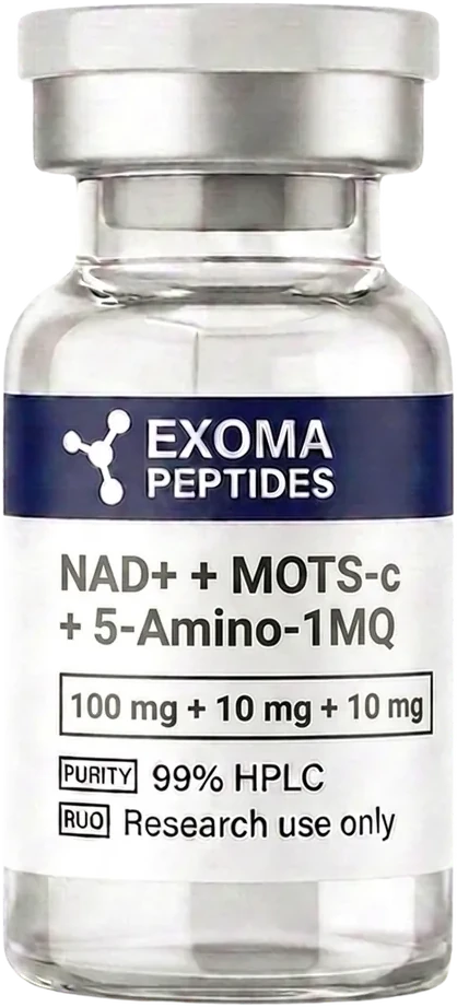 NAD+ + MOTS-c + 5-Amino-1MQ 100 mg + 10 mg + 10 mg