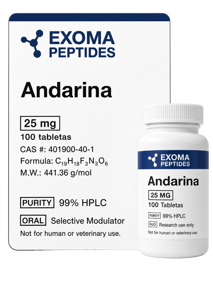 Andarina (S-4) 25 mg × 100 tabletas