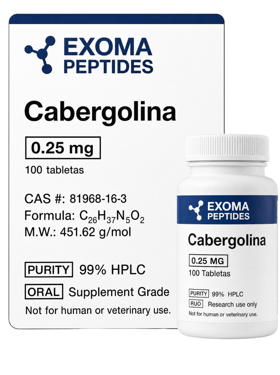 Cabergolina 0.25 mg × 100 tabletas
