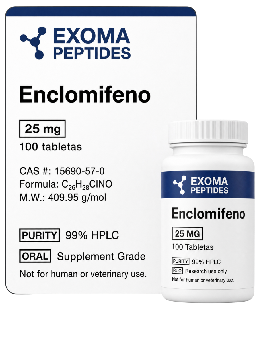 Enclomifeno 25 mg × 100 tabletas