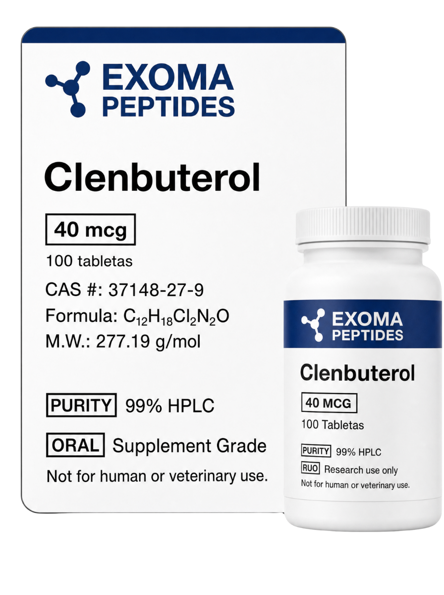 Clenbuterol 40 mcg × 100 tabletas