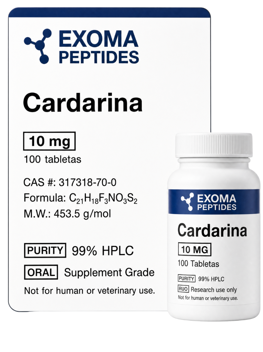 Cardarina (GW-501516) 10 mg × 100 tabletas